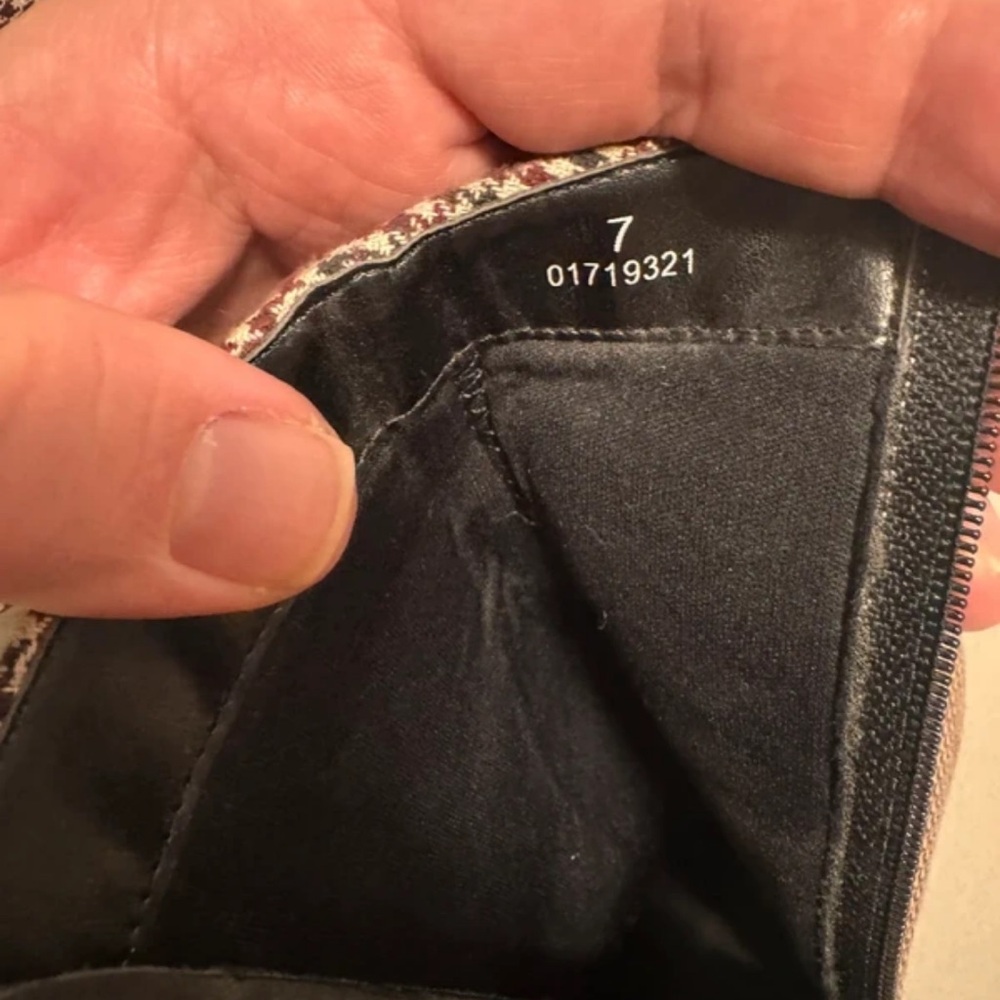 Chic Houndstooth Ankle Boots - image 4